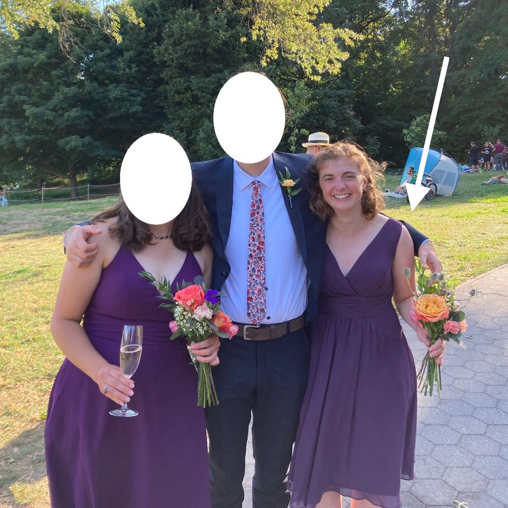 Azazie Kyla bridesmaids dress (plum)